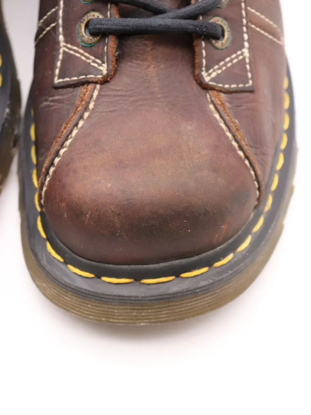 Vintage Doc Dr. Martens 9764 Men's 11 Brown Leather Chunky Oxford Shoes